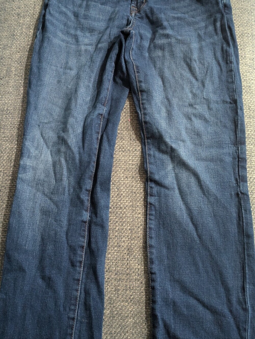 Classic Dark Blue Straight-Leg Jeans